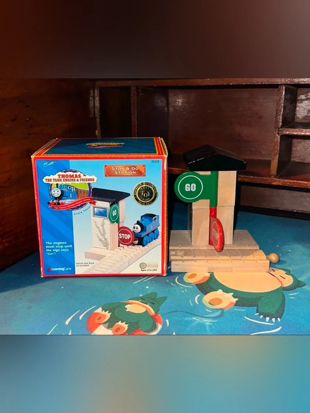 Thomas & Friends Wooden Railway - Train Stop and Go Station 1999 LC99329